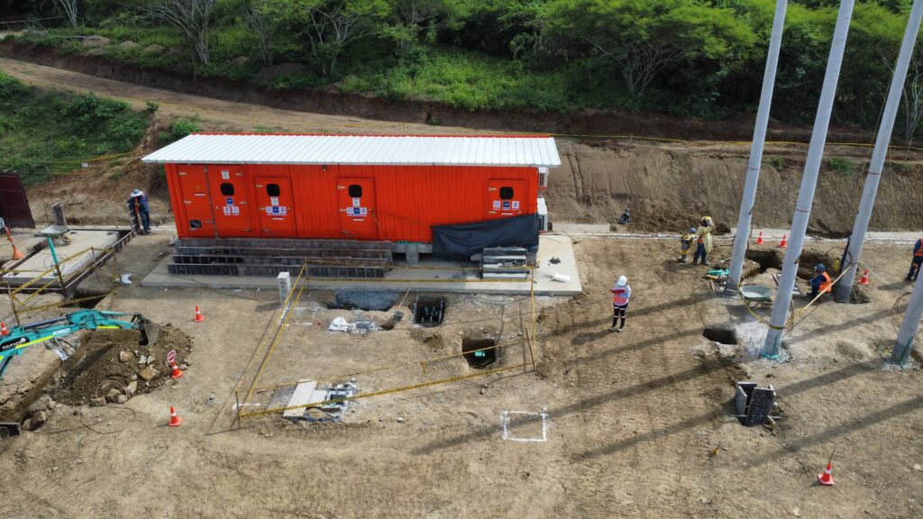 Fotografía de proyecto de ingeniería en Subestación Carreto