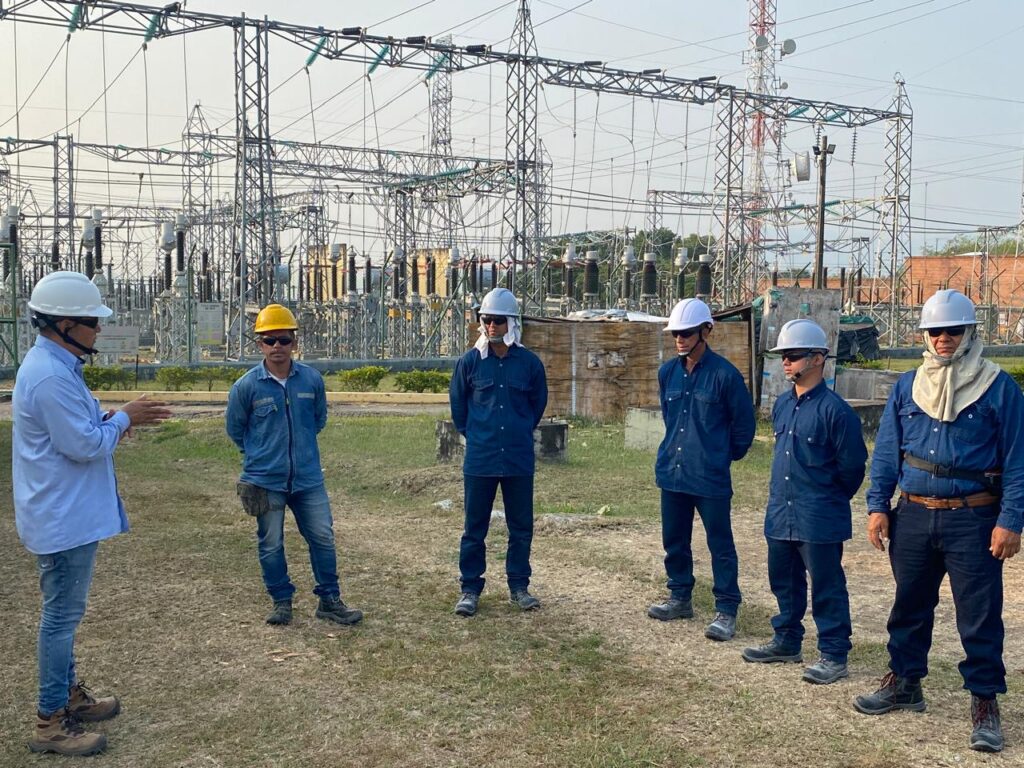 Fotografía de proyecto de ingeniería en Subestación Mirolindo