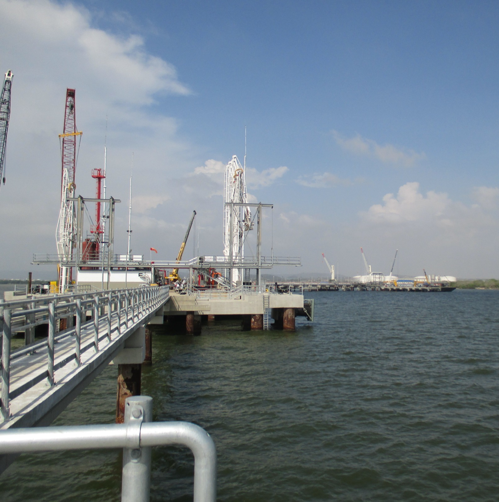 Commissioning Muelle de Barcazas,  Sociedad Portuaria Puerto Bahía